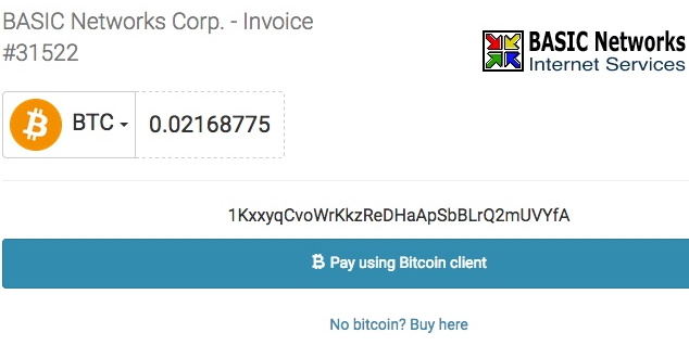 pay bitcoin